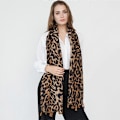 Miniatyrbild 1 av 3: 1 st Mode Leopardtryck Multifunktionell allround tofs Cotto