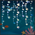 Miniatyrbillede 1 af 5: Ocean Fish Party Girland Kit (2 stk, 3,5 m Længde Hver), Symphony