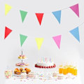 Miniatyrbillede 5 af 5: Bunting Banner, 50m Multifarvet Nylon Flagbanner til Indendørs