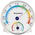 Miniatyrbilde 2 av 5: Termometer Hygrometer Innendørs Utendørs Analog Overvåking Temperatur