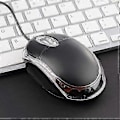 Miniatyrbillede 3 af 5: USB Sort Kablet Optisk Lys Scroll Hjul Mus til Computer PC Laptop