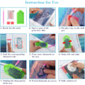 Pikkukuva 4 / 5: #DIY timanttimaalaus, timanttitaidemaalauksen kukka kauneussetti#