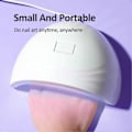 Miniatyrbillede 2 af 5: Neglelampe Hurtigtørrende Fuldt Dækkende ABS Negletørrer UV LED Gel Polish Dobbelt Sensor Lampe til Kvinder