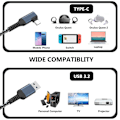 Miniatyrbilde 7 av 7: #5M Link-kabel kompatibelt med Oculus Quest 2 Link-kabel, lang USB 3.0 t#