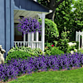 Miniatyrbild 3 av 5: #Lila, Konstgjorda växter Konstgjorda blommor för utomhusbruk, väderbeständiga#
