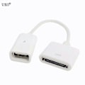 Pikkukuva 1 / 4: 10 cm Docking 30-nastainen USB 2.0 -nastaiseen naisliitäntään lyhyt kaapeli telakointi 30p musta &