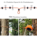 Miniatyrbillede 3 af 5: 8m Bærbar Tilbagetrækkelig Camping Tøjline Tøjline Tørring R