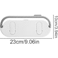 Miniatyrbillede 3 af 5: Slippers rack, Vandtæt sko organizer til slippers, Punch-fri badeværelse håndklædeholder, Dør sko hænger til port23*10cm, hvid