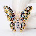 Miniatyrbillede 1 af 5: Knappenålsbroche, Farverige Butterfly Skjortebroche Knapper, Sikkerhedsnål