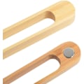 Miniatyrbillede 3 af 5: 2 Pak Magnetiske Bambus Toasttænger: 22cm Trætænger til Toast