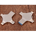 Miniatyrbillede 4 af 5: *4 i 1 Metal Cross Mobiltelefon USB Flashdrev Egnet til Appl*