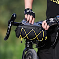 Miniatyrbillede 3 af 5: Sort + Gul - 1 stk, Styrbåndstaske - MTB taske - Pro landevejscykel taske
