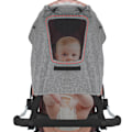 Miniatyrbillede 5 af 6: #Grå Universal Solsejl til Barnevogn Kaleche Solsejl Markise til Bærestol Pram UV 50+ Justerbar Solbeskyttelse Bassinet med Opbevaringspose#