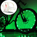 Miniatyrbillede 2 af 5: LED Hjullys til Cykler med Batterier Inkluderet! Få 100% Stærkere Lys