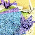 Miniatyrbillede 3 af 3: 12 ark glitter origami papir firkantede ark levende farver til kunst- og håndværksprojekter