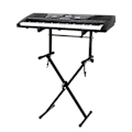 Miniatyrbild 4 av 4: 1 set Keyboardstativ Dubbla Ben för Digitalpianon Praktiskt Fäste