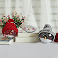 Miniatyrbild 5 av 5: Jul Snögubbe Boll Ornament Julgransprydnader Okrossbara Julkulor Julgransdekoration