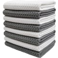 Miniatyrbilde 1 av 5: Premium Mikrofiber Kjøkkenhåndkle Wafflevev, 6-pakning (