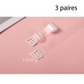 Miniatyrbillede 2 af 5: 3 Par (Frostet 1,2 cm) Usynlige Frostede Bh-stropper Udskiftning