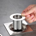 Miniatyrbilde 5 av 5: Badekaravløpsfilter, 5 cm rustfritt stål dusjhårfilter -