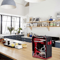 Miniatyrbild 4 av 5: Dammskydd för köksmixer - Skyddande överdragspåse för köksmaskin med kantdesign | Mixeröverdrag med sidoförvaringsfickor