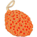 Miniatyrbild 2 av 5: Duschsvamp för kropp och havsdusch, mjuk svamp för kropp, spa, tvätt och rengöring badboll (orange)