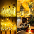 Miniatyrbilde 4 av 5: #15 LED-flasker med lyslenke, 2M 20 LED, Korklamper for deg