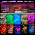 Miniatyrbillede 1 af 5: LED Stjernehimmel Projektor Natlys, Ocean Bølge og Galaxy Projektion