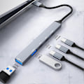 Pikkukuva 5 / 5: Type-C 5-in-1 -keskitin USB 3.0 -porteilla, nopea tiedonsiirto, helppo laitteiden liitäntä, telakointiasema, puhelintarvike