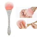 Pikkukuva 3 / 4: #Akryylikynsiharja Glitter Pehmeä Pölynpoistopöly Puhdistus - hopea#