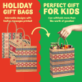 Miniatyrbillede 5 af 5: #Julegaveposer i Kraftpapir med Assorterede Juleprint til Kraft 8 stk#