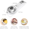 Miniatyrbilde 1 av 5: Eggeplommeseparator, Eggseparator i rustfritt stål, Eggvite Sep