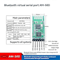 Miniatyrbild 2 av 5: AM-50D Bluetooth 5.0 Dual Mode SPP/BLE Adapter, 50M Räckvidd, Stöder Alla System för Europa