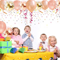 Miniatyrbillede 3 af 5: Roseguld Konfetti Ballon, 40 stk. 12 tommer Latex Party Ballon til