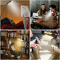 Miniatyrbillede 4 af 5: Bogklips Læselampe, 5W 48 LED Klipslampe, Dæmpbar Klipslampe