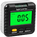 Miniatyrbilde 3 av 5: *Digitalt vater digitalt nivå, magnetisk base til null protrakt*