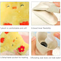 Pikkukuva 3 / 5: Plush-pehmeä kuumavesipullo, Piirretty pörröinen kuumavesipullo, Kuuma