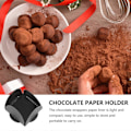 Miniatyrbillede 4 af 4: 100 stk. Chokoladeindpakningspapir Truffel Chokoladeindpakningspapir