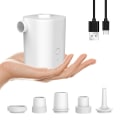 Miniatyrbillede 1 af 6: #Luftpumpe 5 Dyser til Opblæsning og Afblæsning af Bærbar Genopladelig#