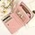 Miniatyrbilde 2 av 5: #Rosa Damer Penger, Liten PU Lær Myntveske#