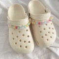 Miniatyrbillede 4 af 5: 18 Stykker 3D Clog-Sandaler Pynt (Tilfældig Farve), Sko Charms, Klip
