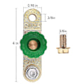 Miniatyrbilde 2 av 4: 12V-24V Side Post Bilbatteri Koblingsbryter, Bilbatteri Terminal Koblingsbryter, Batteri Avstengningsbryter (med Lang Bolt)