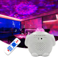 Miniatyrbild 2 av 5: (Vit) Stjärnprojektor, 4 i 1 Dynamisk LED-projektor, 32 Pro