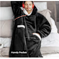 Pikkukuva 7 / 7: #Hupullinen Peitto Pehmeä Peitto Koko Kehon Peitto 150CM Sohva Peitto#