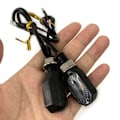 Miniatyrbillede 3 af 5: #4 stk. 1 LED Lille Oval Lys Blinklys Motorcykel LED Signal Li#