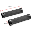 Miniatyrbilde 1 av 4: Hvite sykkelstyregrep, 1 par, MTB BMX grep, lengde 13 cm D