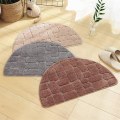 Miniatyrbillede 5 af 5: Halvmåneformet Absorberende Mikrofiber Gulvmåtte (Lysebrun) - E
