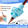 Miniatyrbilde 4 av 5: #Sett med 5 skrivehjelpemidler, barnas finger-skriveguide - Blyant G#