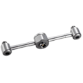 Miniatyrbillede 3 af 5: 3 i 1 Butan Adapter Aluminium Legering Gaspatron Til Hovedkonverteringsadapter N