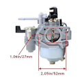 Miniatyrbillede 2 af 5: Karburator til Gx390 Gx340 Motor 11hk 13hk Motor 16100-ze3-v01 Vandpumper Wt40xk1 Wt40xk2 Wt40xk gx20241207203
